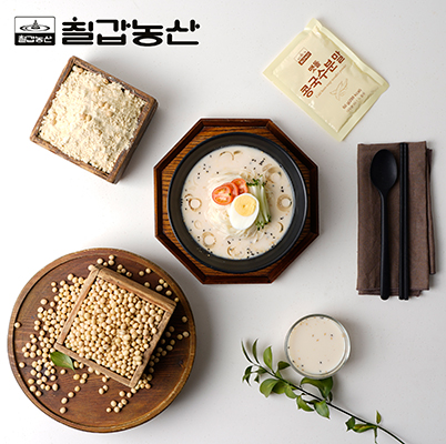 칠갑농산, '맷돌콩국물가루..